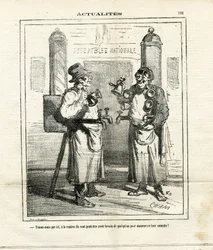 Illustration de Cham (1819-1879) dans Le Charivari
