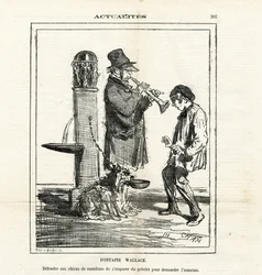 Illustration de Cham (1819-1879) dans Le Charivari