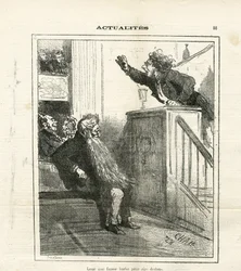 Illustration de Cham (1819-1879) dans Le Charivari