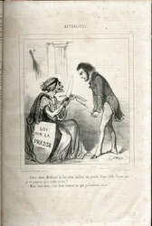Illustration de Cham dans Le Charivari