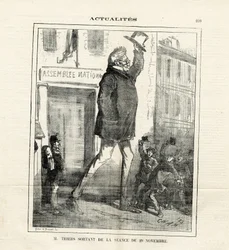 Illustration de Cham dans Le Charivari