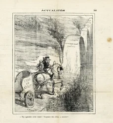 Illustration de Cham dans Le Charivari
