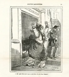 Illustration de Cham (1819-1879) dans Le Charivari