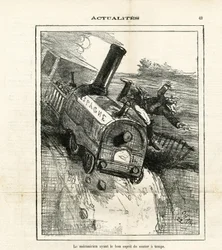 Illustration de Cham (1819-1879) dans Le Charivari