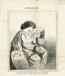 Illustration de Cham (1819-1879) dans Le Charivari