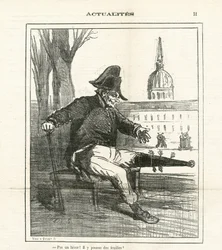 Illustration de Cham (1819-1879) dans Le Charivari