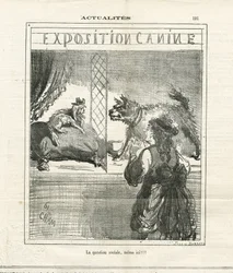 Illustration de Cham dans Le Charivari