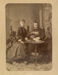 Grand-duc Constantin Constantinovitch de Russie et grande-duchesse Elizaveta Mavrikievna de Russie