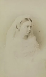 Portrait de la grande-duchesse Maria Alexandrovna de Russie (1853-1920), duchesse de Saxe-Cobourg et Gotha