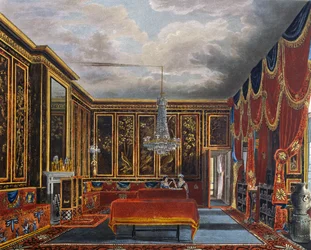 Salle japonaise, gravure de Richard Reeve d