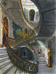 Escalier, gravure de Richard Reeve d