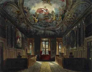 La salle de garde de la reine, château de Windsor, de 