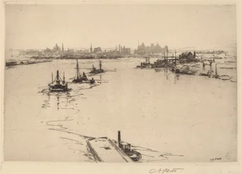 Williamsburg depuis le pont (Esquisse)