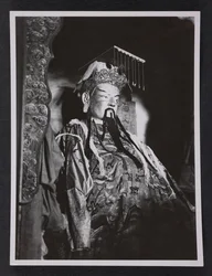Statue de Gesar, dans le temple de Gesar, Shigatse