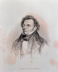 Portrait de Franz Schubert (gravure)