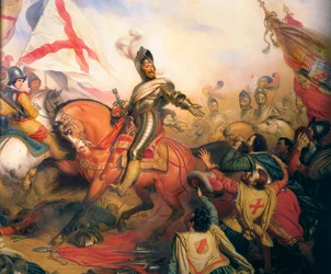 Le roi Henri IV à la bataille d