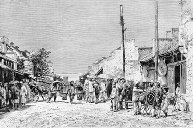 Résidence française à Hanoï, 1884