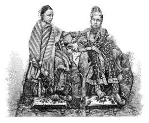 La princesse de Bhopal, Inde, 1895