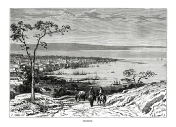 Trieste, Italie, 1879