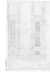 Dessin pour les Chambres du Parlement, vers 1836-40