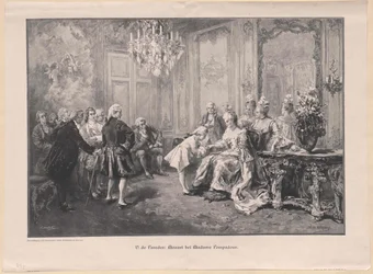 Mozart devant Madame Pompadour