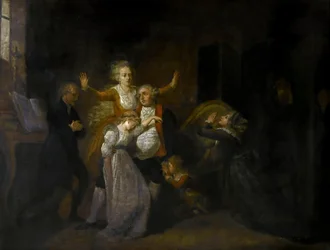 Adieux de Louis XVI par sa famille au Temple, 20 janvier 1793