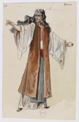 Holmès - La montagne noire - costume designs by Charles Bianchini - 21. Dara