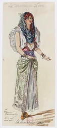 Holmès - La montagne noire - costume designs by Charles Bianchini - 28. (Costume)