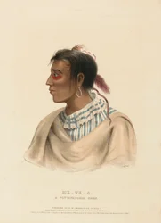 ME-TE-A, CHEF POTTAWATOMIE, extrait de l
