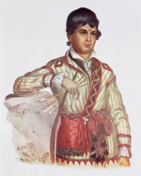 Mistipee, fils de Yoholo-Micco, illustration de 