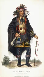 Okee-Makee-Quid, chef Chippeway, 1854