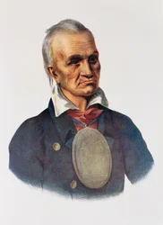 Red Jacket, Chef de guerre Seneca, 1828, illustration de 