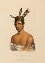 WA-KAWN-HA-KA, CHEF WINNEBAGO, extrait de l