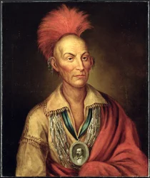 Portrait de Black Hawk (1767-1838) par Homer Henderson vers 1870