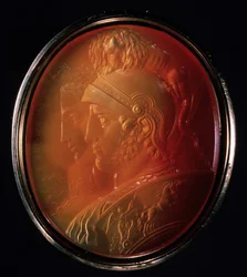 Camée avec Mars et Bellone, vers 1784