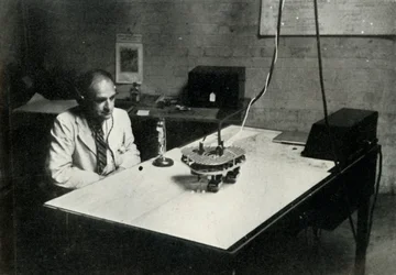 Pupitre de contrôle dans une école de formation de vol de la RAF, 1941