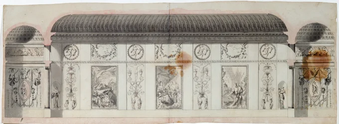 Intérieur du palais Catherine, Tsarskoïe Selo, Russie, 1780s
