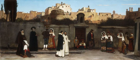 Scène de rue romaine, 1872