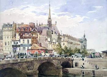 Paris par le Pont Saint-Michel