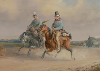 Compagnons de voyage, ou Une scène sur la route en France