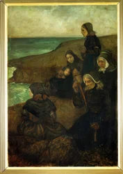 Au Pays de la Mer – triptyque, panneau droit : Ceux qui restent