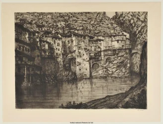Pont-en-Royans (grande planche) (épreuve a)
