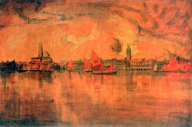 Vue de Venise depuis la mer, vers 1896