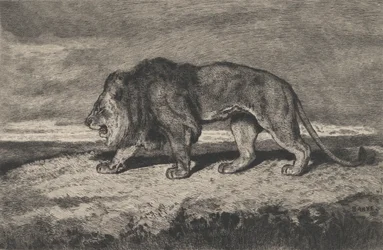 Lion marchant