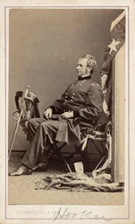 Général Joseph Hooker, c. 1865 (photo)