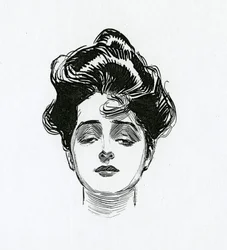 Une fille Gibson, c.1902