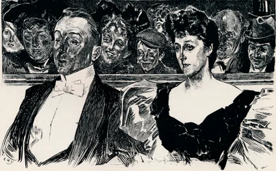 Au théâtre, vers 1876-1898, 1898