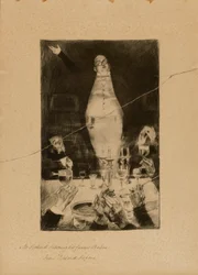 M. Pickwick prononçant son célèbre discours, extrait des "Cahiers de Pickwick".