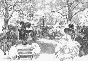 Dimanche après-midi près de Stanhope Gate, vers 1897