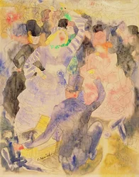 Dessin pour Nana de Zola, 1915-16